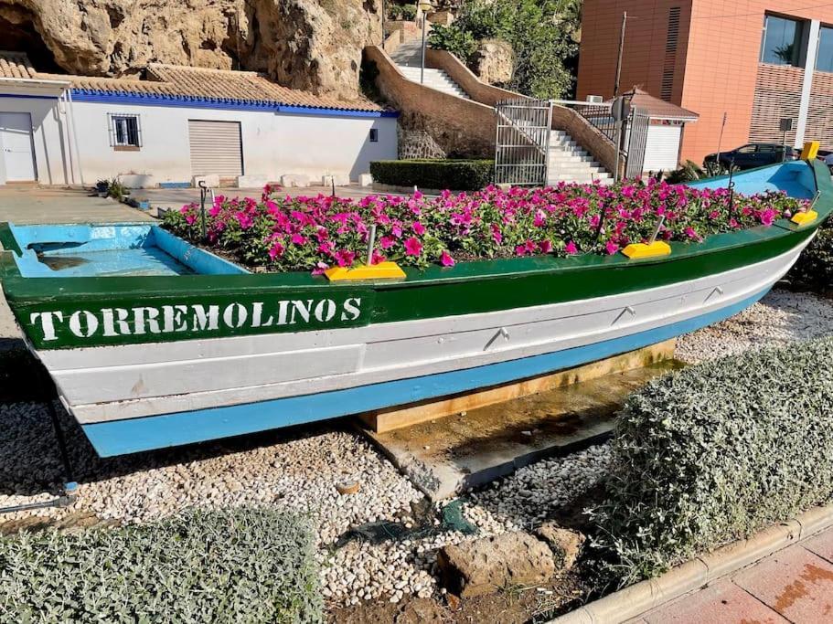 فيلا La Casa En La Carihuela Playa A 4 Minutos A Pie توريمولينوس المظهر الخارجي الصورة